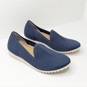 Vaneli Verne Knit Flats, Blue, Women's 10 Wide